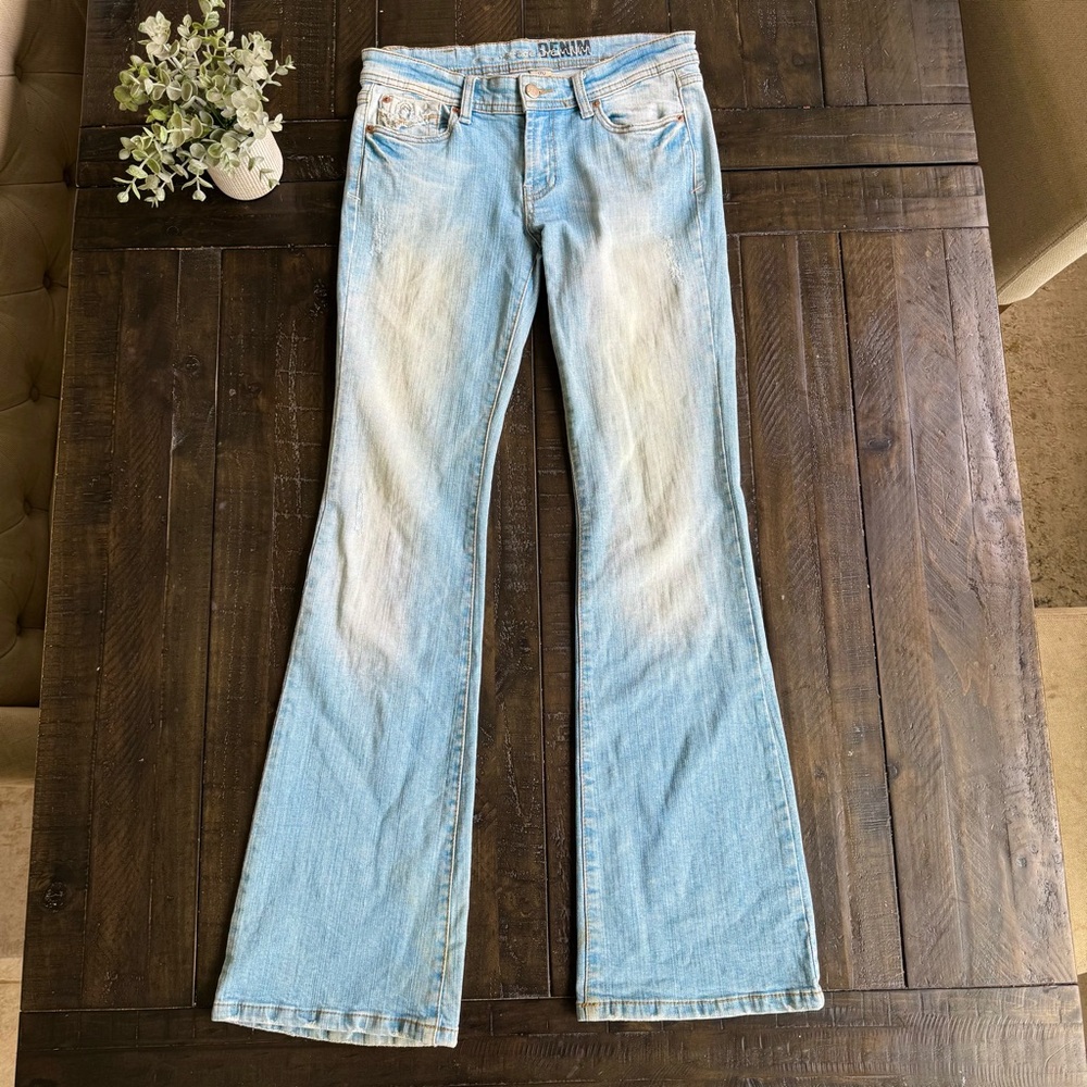 Refuge mid rise flare jeans - 7 long
